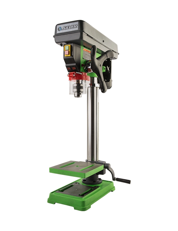 دریل ستونی 350 وات مجهز به گیره رومیزی سیلور